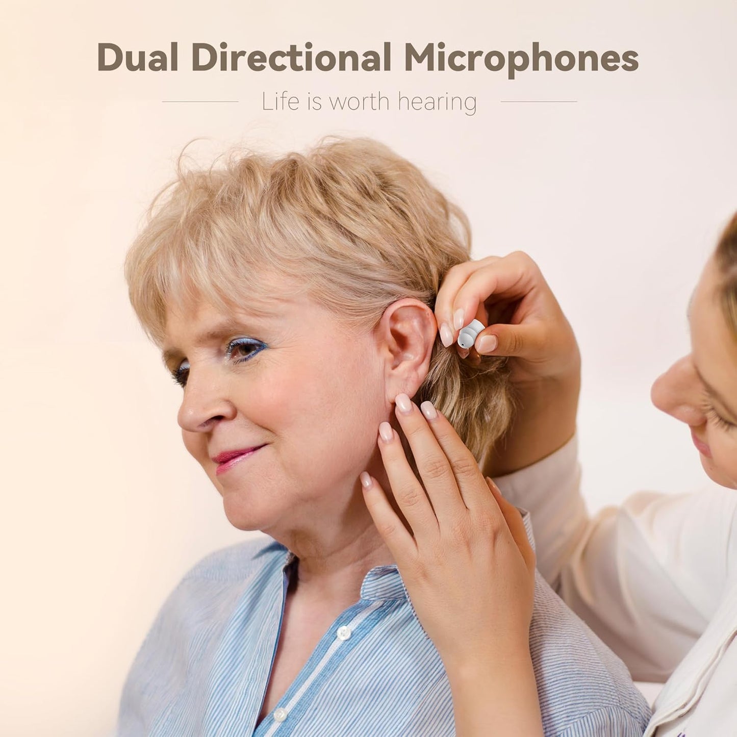 Long-Lasting Rechargeable Invisible Hearing Devices for Seniors