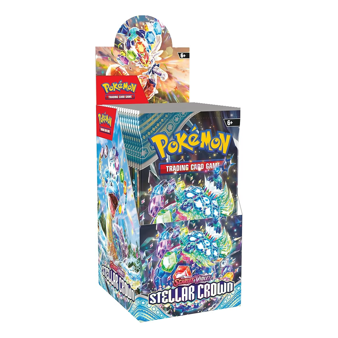 Scarlet & Violet - Stellar Crown - Half Booster Box (18 Packs) The Pokémon Company