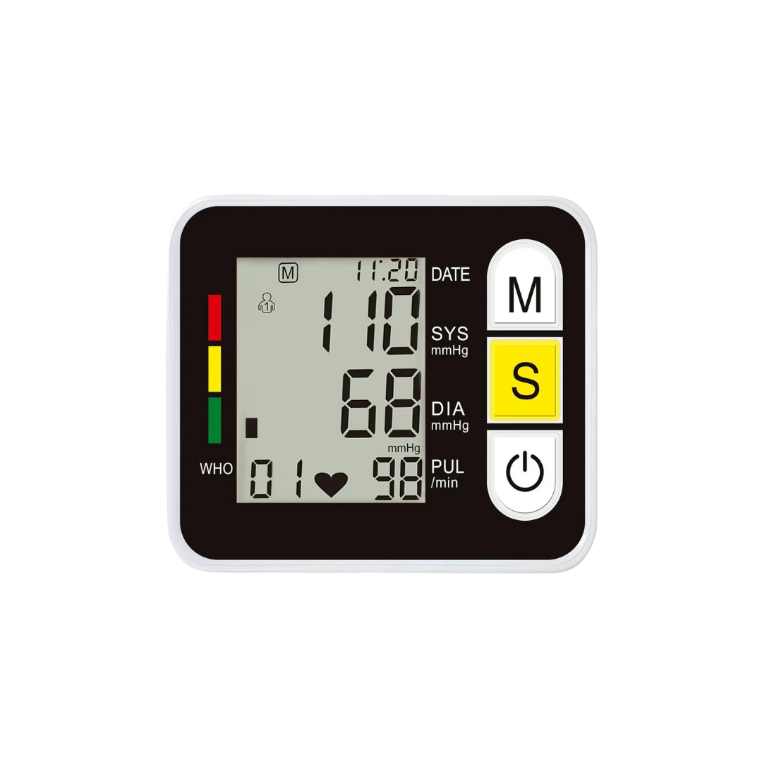 Portable Wrist Blood Pressure and Pulse Monitor