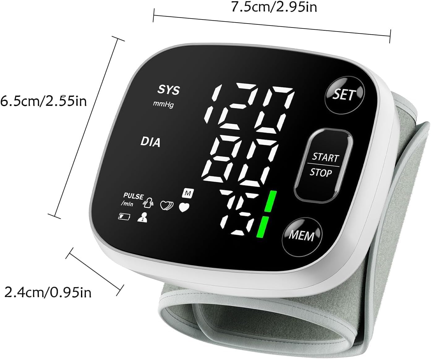 Portable Blood Pressure Monitor for On-the-Go Tracking