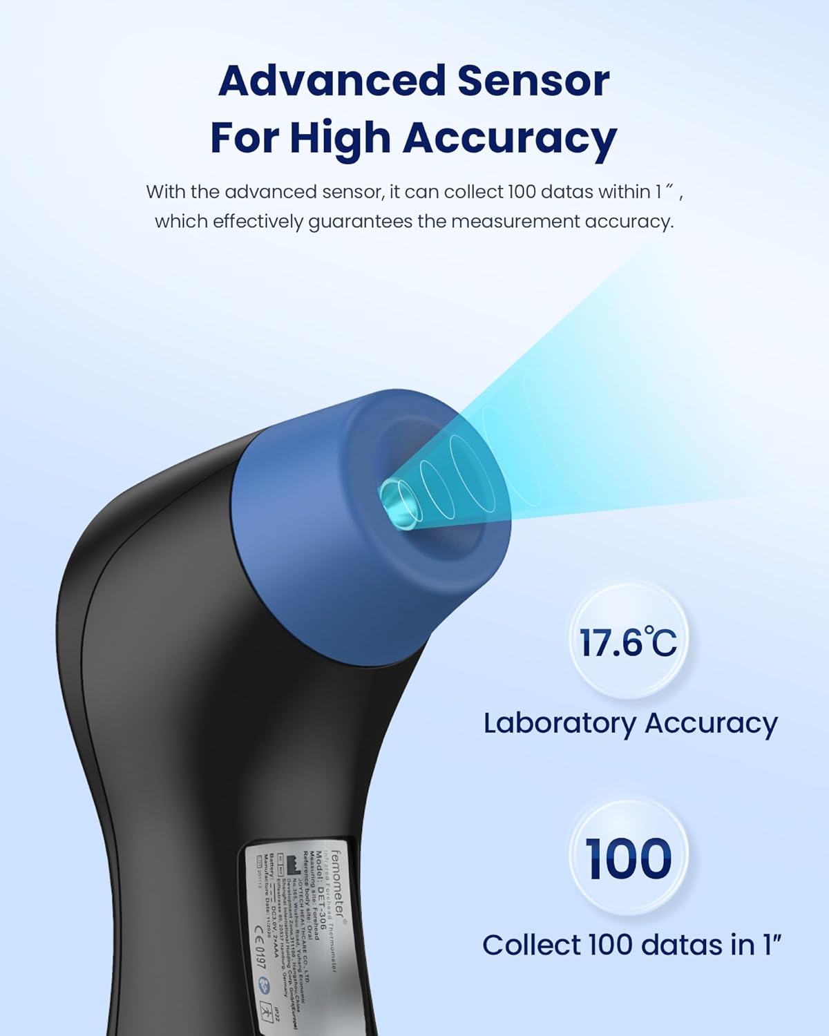 Precise Non-Contact Forehead Thermometer for Families