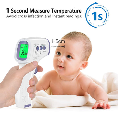 Non-Contact Infrared Forehead Thermometer – Instant, Hygienic Temperature Check for Home Use