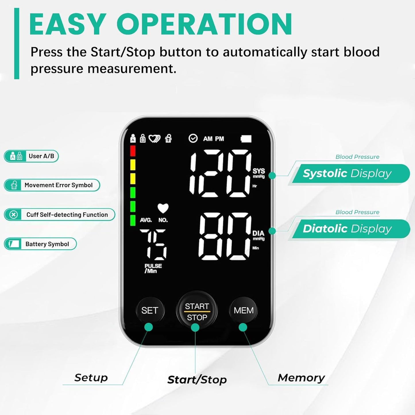 Efficient Home Blood Pressure Monitoring System