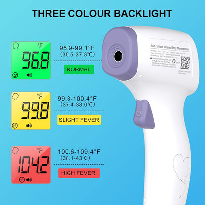 Non-Contact Infrared Forehead Thermometer – Instant, Hygienic Temperature Check for Home Use