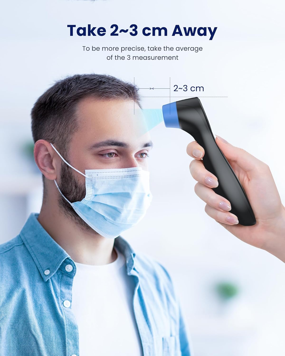 Precise Non-Contact Forehead Thermometer for Families