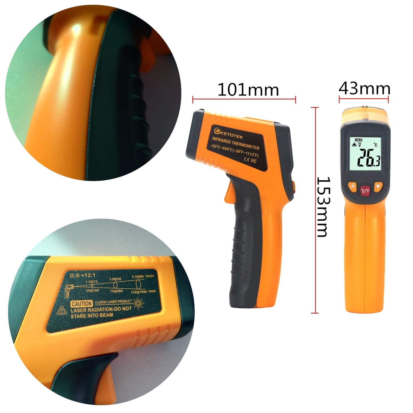 Instant Digital Infrared Thermometer