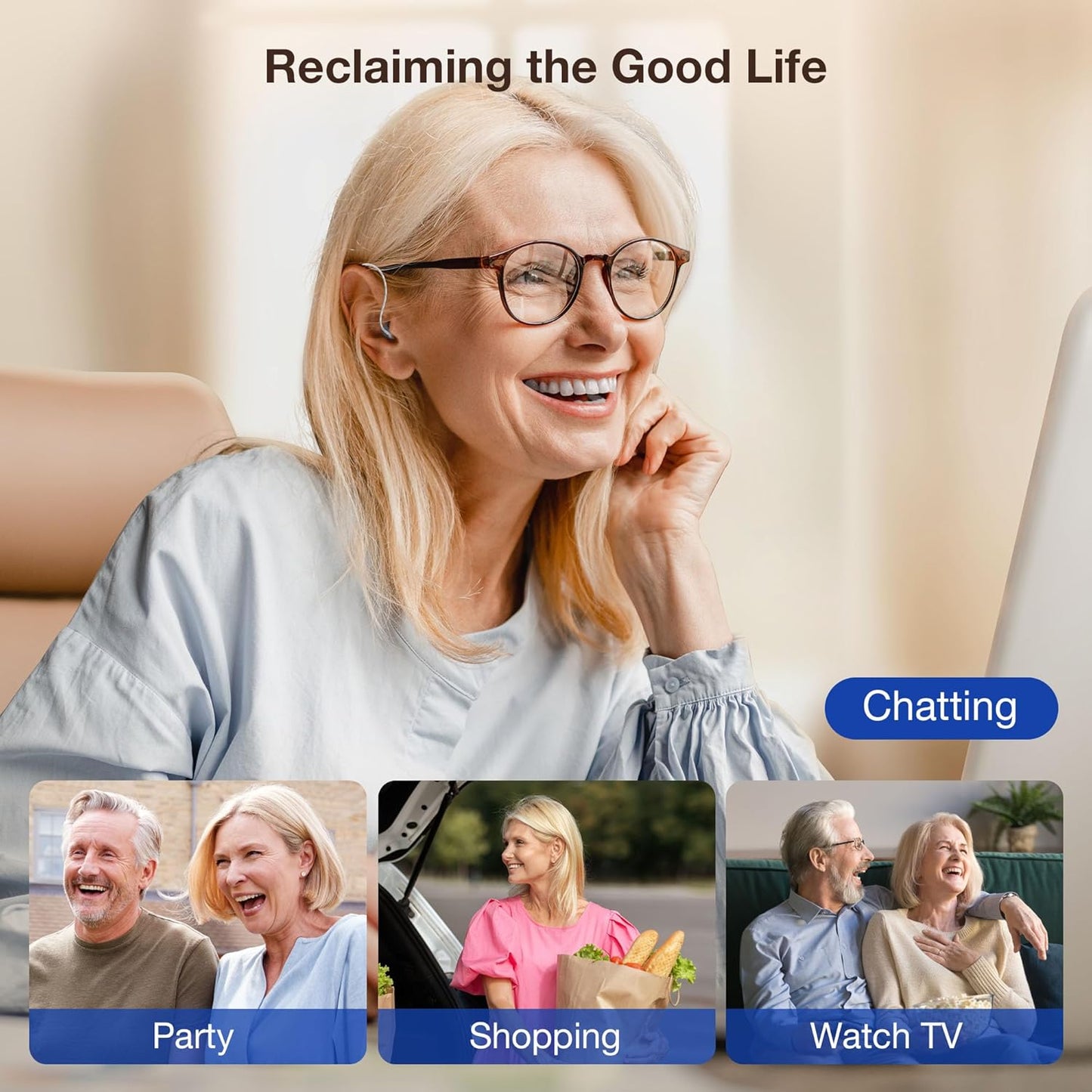 Rechargeable Hearing Amplifiers for Clear and Enhanced Sound