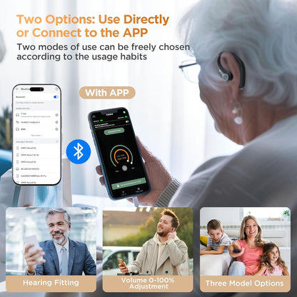 Wireless Hearing Amplifiers for Enhanced Sound Clarity & Seamless Connectivity