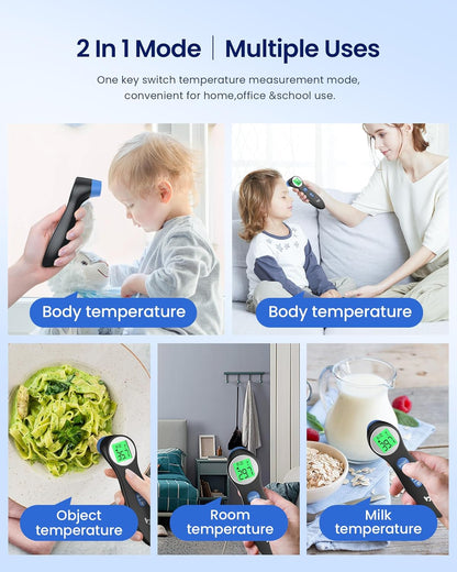 Precise Non-Contact Forehead Thermometer for Families