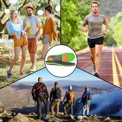 Sports Insoles for Superior Support, Shock Absorption & Comfort