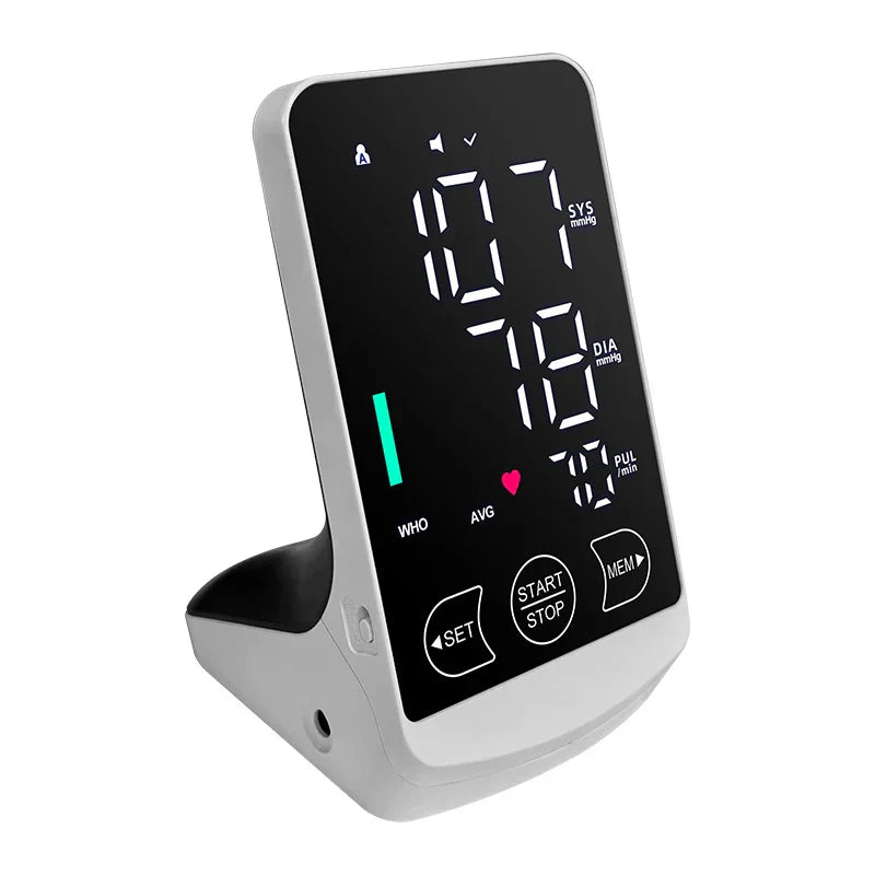 Voice-Activated Blood Pressure Monitor with LCD Display