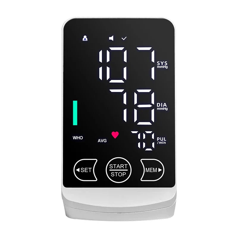Voice-Activated Blood Pressure Monitor with LCD Display