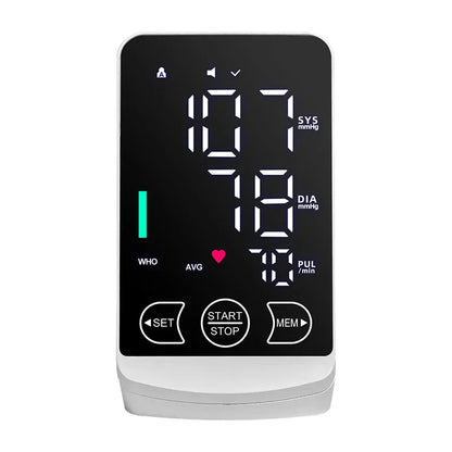 Voice-Activated Blood Pressure Monitor with LCD Display