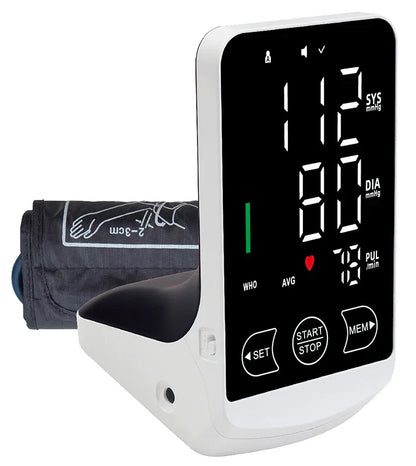 Voice-Activated Blood Pressure Monitor with LCD Display