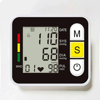 Portable Wrist Blood Pressure and Pulse Monitor