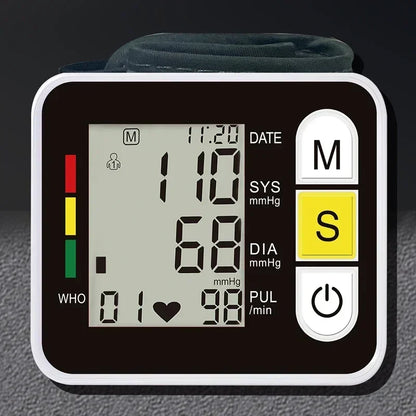 Portable Wrist Blood Pressure and Pulse Monitor