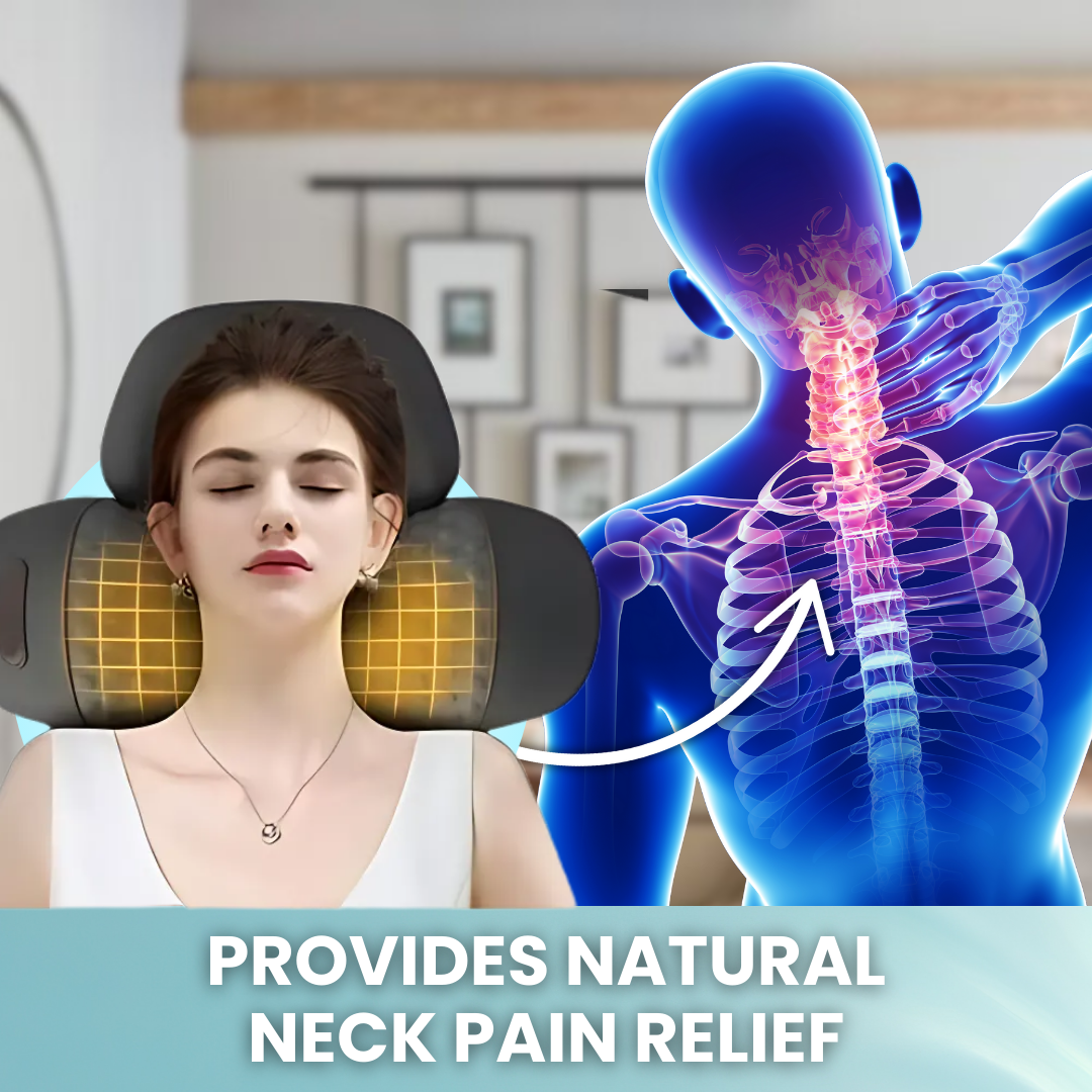 Clouddrum Massage Pillow – Neck Support & Comfort