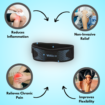 Clouddrum Patella Strap – Adjustable Open‑Patella Joint Support