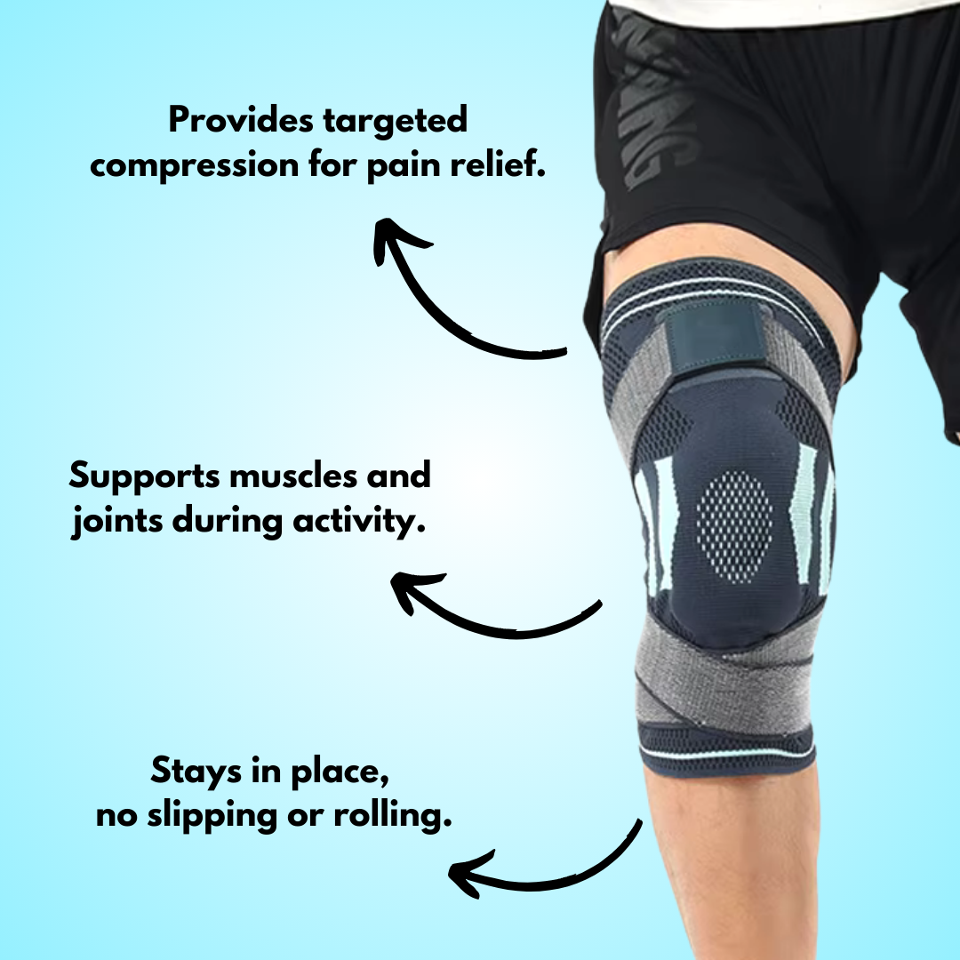 Clouddrum Gel-Pad Knee Sleeve – Gel Pad Open‑Patella Joint Support